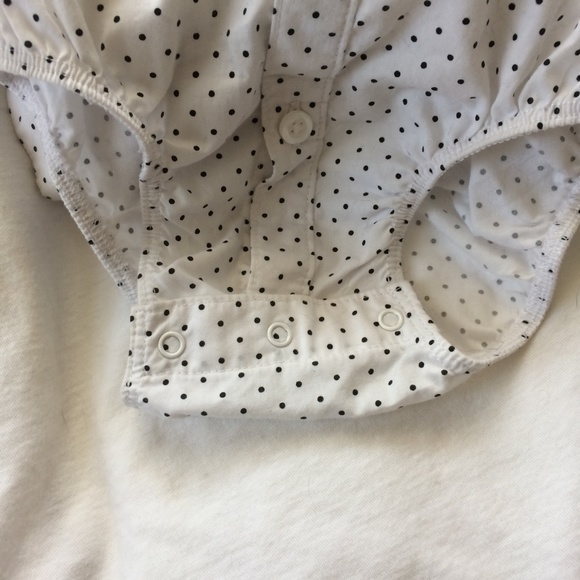 Izod Polka Dot Dress Onesie - Picture 4 of 5